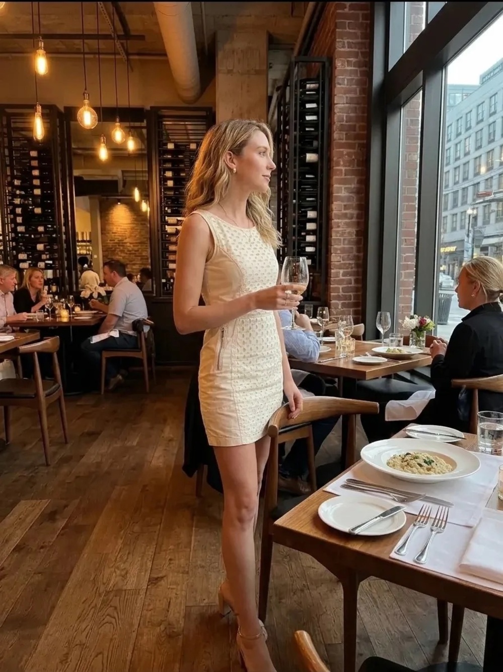 Tracy Reese White Sleeveless Mini Dress